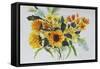 Sunflowers-Marietta Cohen Art and Design-Framed Stretched Canvas