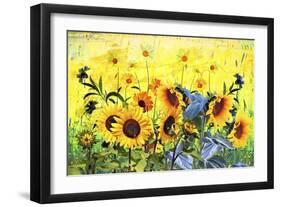 Sunflowers-Ata Alishahi-Framed Giclee Print