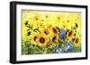 Sunflowers-Ata Alishahi-Framed Giclee Print