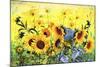 Sunflowers-Ata Alishahi-Mounted Giclee Print