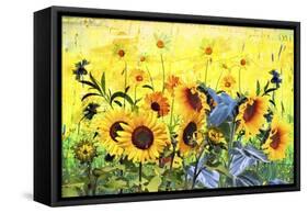 Sunflowers-Ata Alishahi-Framed Stretched Canvas