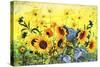 Sunflowers-Ata Alishahi-Stretched Canvas