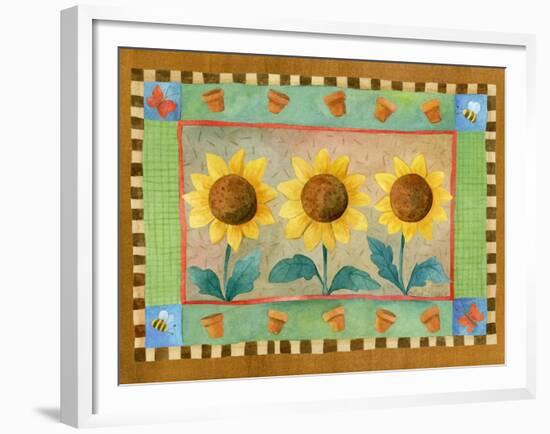 Sunflowers-Fiona Stokes-Gilbert-Framed Giclee Print