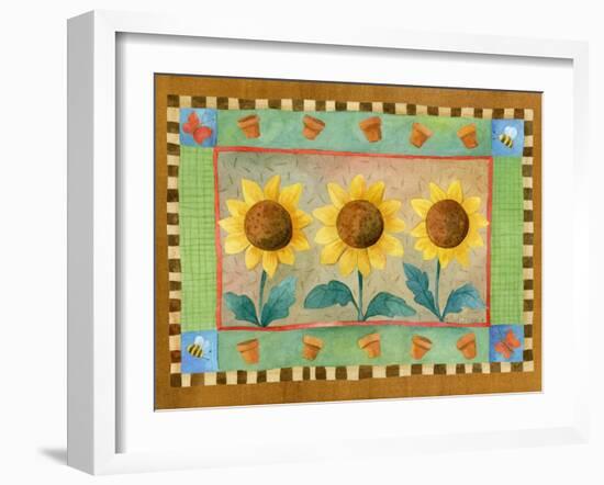 Sunflowers-Fiona Stokes-Gilbert-Framed Giclee Print