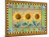 Sunflowers-Fiona Stokes-Gilbert-Mounted Giclee Print