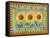 Sunflowers-Fiona Stokes-Gilbert-Framed Stretched Canvas