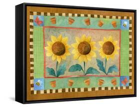 Sunflowers-Fiona Stokes-Gilbert-Framed Stretched Canvas