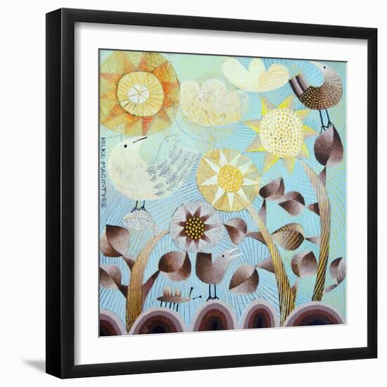 Sunflowers-Hilke Macintyre-Framed Giclee Print