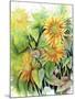 Sunflowers-Michelle Faber-Mounted Giclee Print