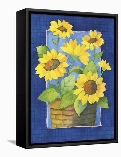 Sunflowers-Fiona Stokes-Gilbert-Framed Stretched Canvas