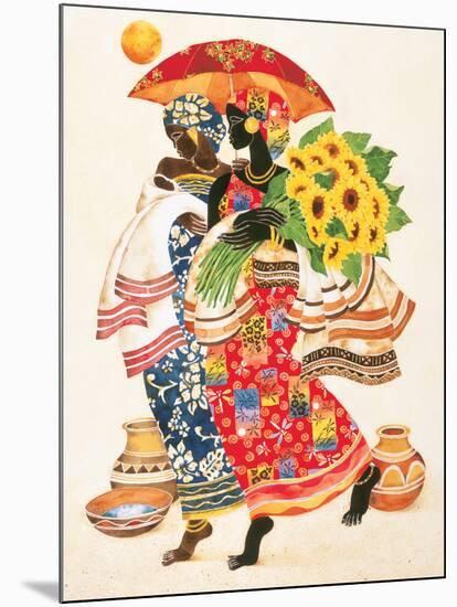 Sunflowers-Keith Mallett-Mounted Art Print