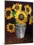 Sunflowers-Cheryl Bartley-Mounted Giclee Print