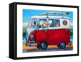 Sunglass Mutt-Connie R. Townsend-Framed Stretched Canvas
