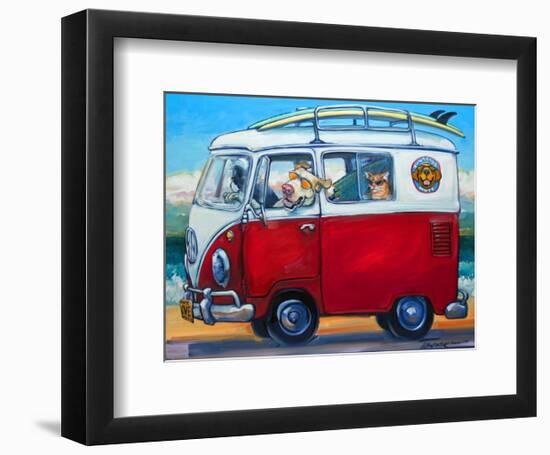 Sunglass Mutt-Connie R. Townsend-Framed Art Print