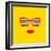 Sunglasses and Lips. Vector. Print for Your T-Shirts.-AnnaKukhmar-Framed Art Print