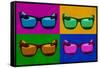 Sunglasses Pop Art Poster-null-Framed Stretched Canvas