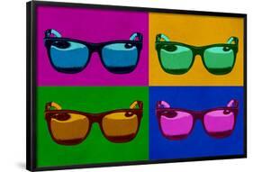 Sunglasses Pop Art Poster-null-Framed Poster