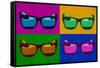 Sunglasses Pop Art-null-Framed Stretched Canvas