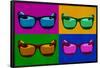 Sunglasses Pop Art-null-Framed Poster