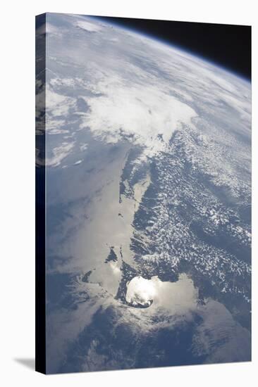 Sunglint on the Massachusetts Coastline-null-Stretched Canvas