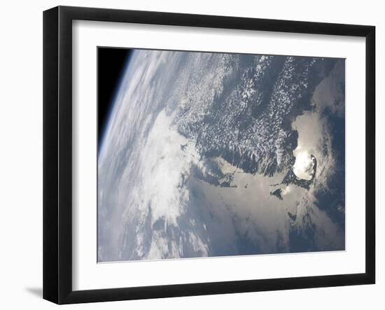 Sunglint On the Waters of Earth-Stocktrek Images-Framed Photographic Print