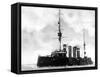 Sunk in Action Off Chile, H.M.S Good Hope-null-Framed Stretched Canvas