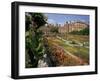 Sunken Gardens, Hampton Court Palace, Greater London, England, United Kingdom-Walter Rawlings-Framed Premium Photographic Print