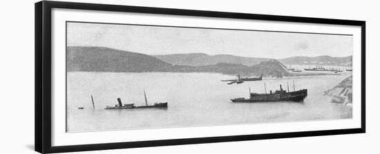 Sunken Japanese Ships, Russo-Japanese War, 1904-5-null-Framed Giclee Print