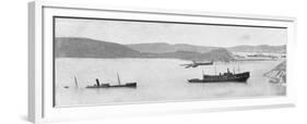 Sunken Japanese Ships, Russo-Japanese War, 1904-5-null-Framed Giclee Print