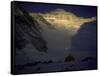 Sunkissed Advanced Basse Camp on Southside of Everest, Nepal-Michael Brown-Framed Stretched Canvas