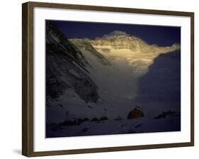 Sunkissed Advanced Basse Camp on Southside of Everest, Nepal-Michael Brown-Framed Photographic Print