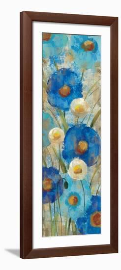 Sunkissed Blue and White Flowers II-Silvia Vassileva-Framed Art Print