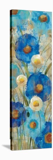 Sunkissed Blue and White Flowers II-Silvia Vassileva-Stretched Canvas