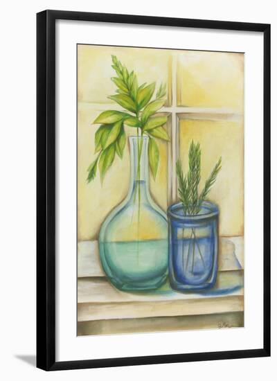 Sunkissed Herbs I-Jennifer Goldberger-Framed Art Print