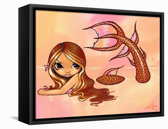 Sunkissed Mermaid-Jasmine Becket-Griffith-Framed Stretched Canvas