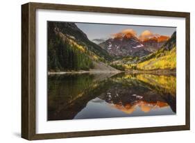 Sunkissed Peaks Bright-Darren White Photography-Framed Giclee Print