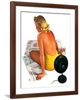 "Sunlamp,"March 4, 1939-Robert P. Archer-Framed Giclee Print