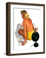 "Sunlamp,"March 4, 1939-Robert P. Archer-Framed Giclee Print