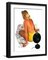 "Sunlamp,"March 4, 1939-Robert P. Archer-Framed Giclee Print