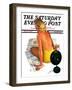 "Sunlamp," Saturday Evening Post Cover, March 4, 1939-Robert P. Archer-Framed Giclee Print