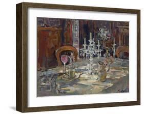 Sunlight and Candleabra-Susan Ryder-Framed Giclee Print