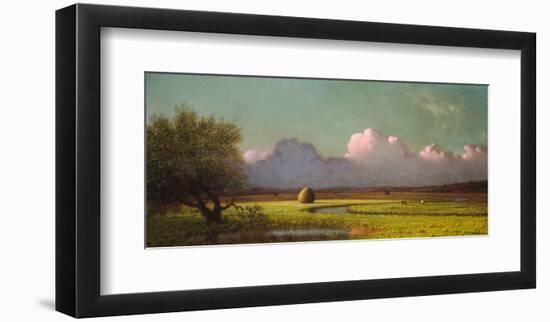 Sunlight and Shadow: The Newbury Marshes, c. 1871/1875-Martin Johnson Heade-Framed Art Print