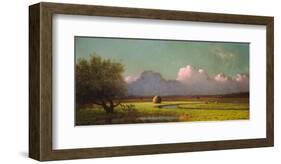 Sunlight and Shadow: The Newbury Marshes, c. 1871/1875-Martin Johnson Heade-Framed Art Print