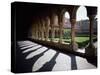Sunlight and Shadows, Cloisters, Monreale, Palermo, Sicily, Italy, Mediterranean, Europe-Oliviero Olivieri-Stretched Canvas
