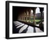 Sunlight and Shadows, Cloisters, Monreale, Palermo, Sicily, Italy, Mediterranean, Europe-Oliviero Olivieri-Framed Photographic Print