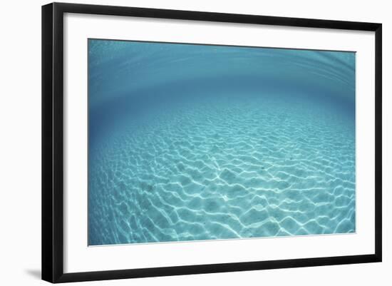 Sunlight Dances across a Sandy Slope Off the Island of Guadalcanal-Stocktrek Images-Framed Photographic Print