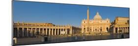 Sunlight Falling on a Basilica, St. Peter's Basilica, St. Peter's Square, Vatican City, Rome, La...-null-Mounted Photographic Print