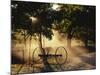 Sunlight Falling on Antique Hay Raker, Northeast Kingdom, Vermont-Walter Bibikow-Mounted Photographic Print