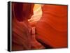 Sunlight Filters Down Carved Red Sandstone Walls of Lower Antelope Canyon, Page, Arizona, Usa-Paul Souders-Stretched Canvas