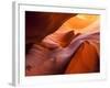 Sunlight Filters Down Carved Red Sandstone Walls of Lower Antelope Canyon, Page, Arizona, Usa-Paul Souders-Framed Photographic Print